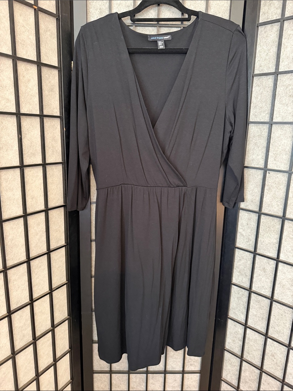 Saint Tropez West Black Midi Dress